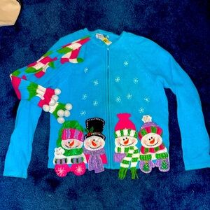 Snowman Christmas sweater